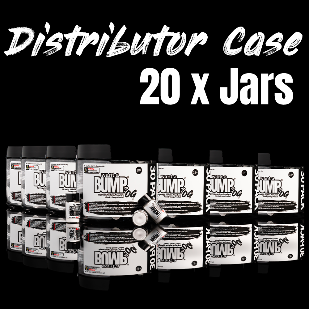 Want A BUMP® OG (Revamped Formula) — 20-Jar Distributor Case