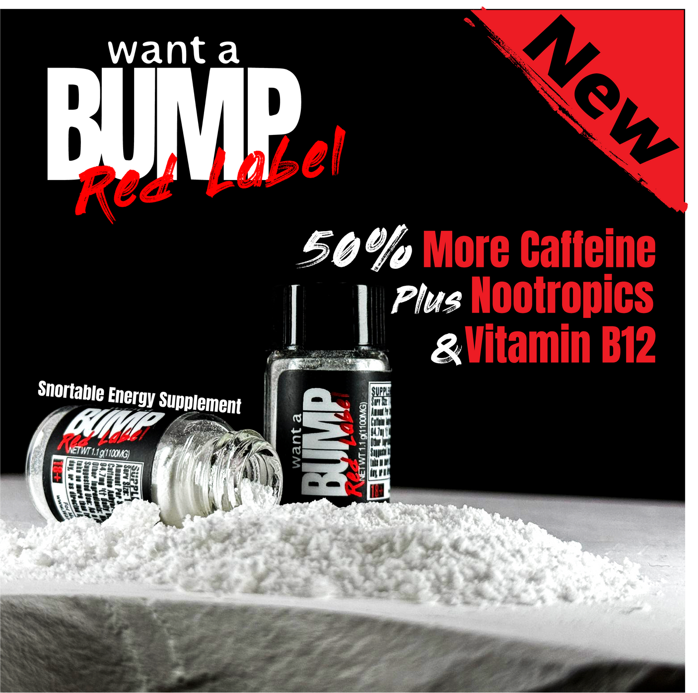 Want A BUMP® RED LABEL (30-Pack Jar)