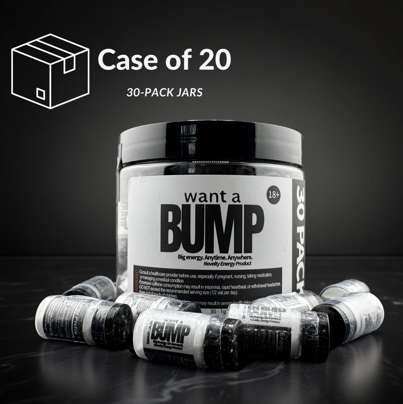 Want A Bump® Original (Distributor Case of 20 Jars)