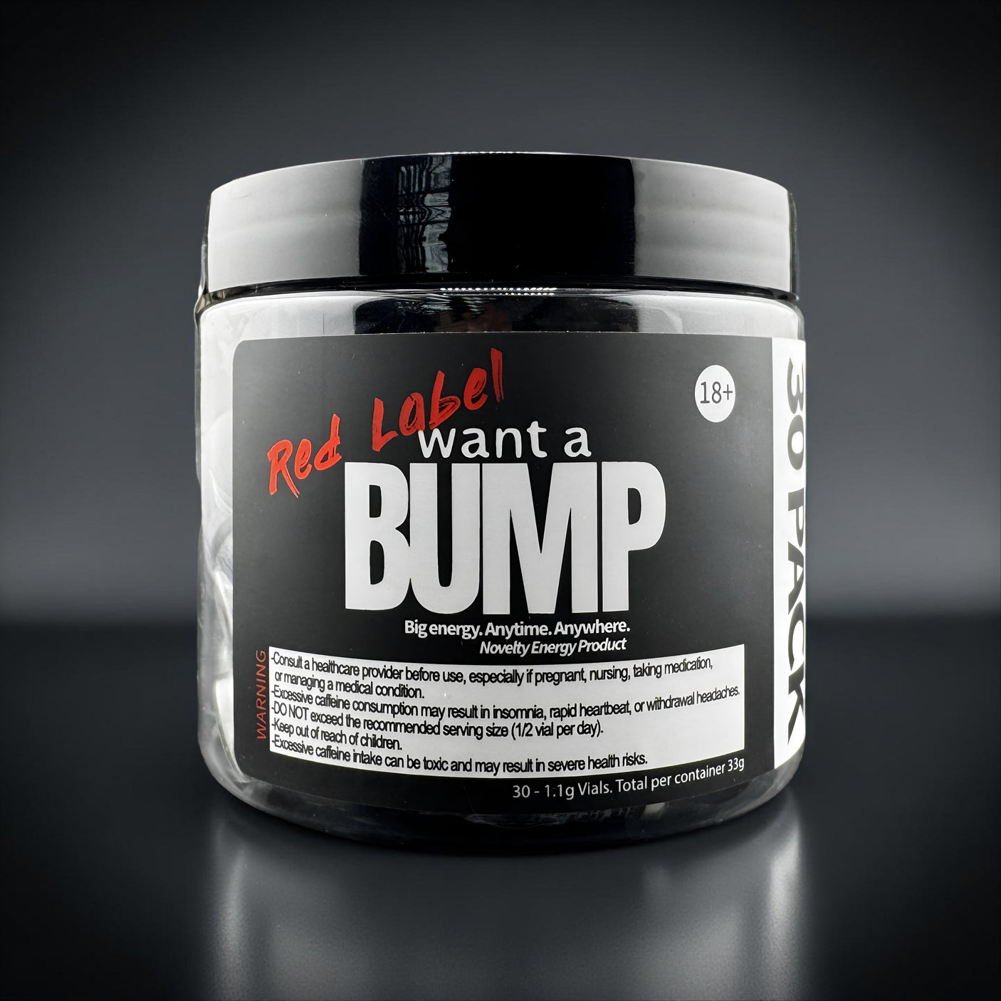 Want A BUMP® RED LABEL (30-Pack Jar)